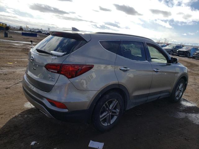 5XYZUDLB3JG514646 - 2018 HYUNDAI SANTA FE S GRAY photo 3