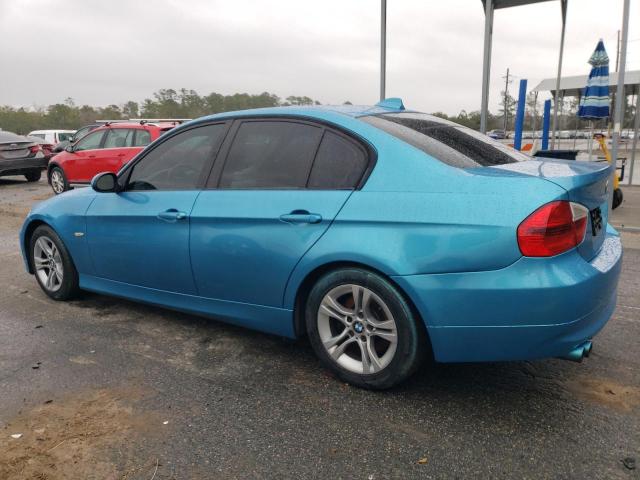 WBAVA33568K054752 - 2008 BMW 328 I BLUE photo 2