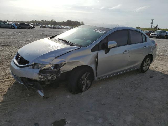 19XFB2F59FE056330 - 2015 HONDA CIVIC LX SILVER photo 1