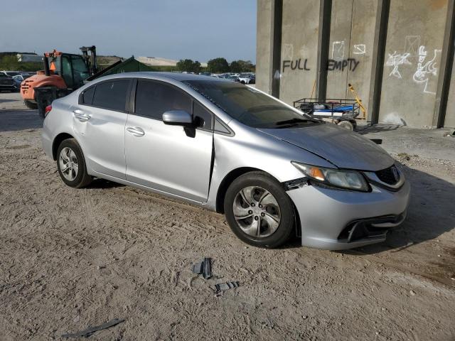 19XFB2F59FE056330 - 2015 HONDA CIVIC LX SILVER photo 4