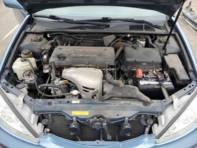 4T1BE32K54U853675 - 2004 TOYOTA CAMRY LE BLUE photo 11