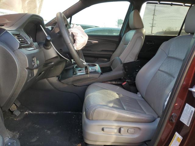 5FNYF8H59MB043162 - 2021 HONDA PASSPORT EXL BURGUNDY photo 7