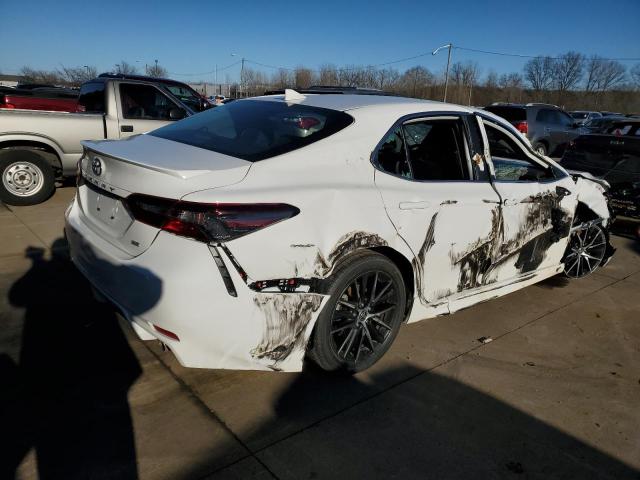 4T1G11AK9RU861776 - 2024 TOYOTA CAMRY SE NIGHT SHADE WHITE photo 3