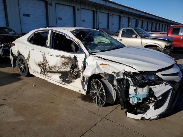 4T1G11AK9RU861776 - 2024 TOYOTA CAMRY SE NIGHT SHADE WHITE photo 4