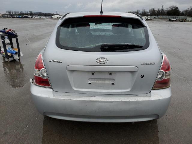 KMHCN36CX7U009899 - 2007 HYUNDAI ACCENT SE SILVER photo 6