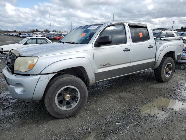 5TEJU62N96Z244677 - 2006 TOYOTA TACOMA DOUBLE CAB PRERUNNER SILVER photo 1