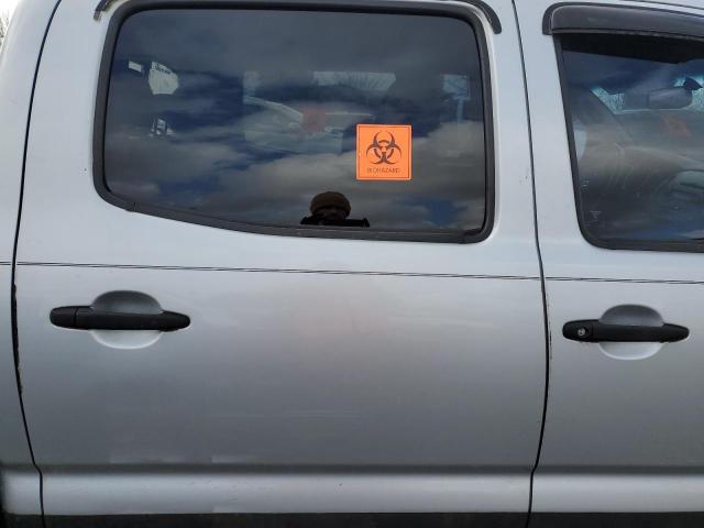 5TEJU62N96Z244677 - 2006 TOYOTA TACOMA DOUBLE CAB PRERUNNER SILVER photo 10