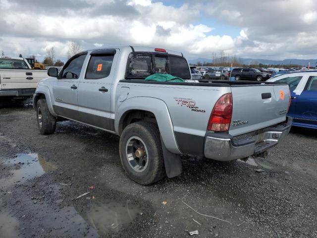5TEJU62N96Z244677 - 2006 TOYOTA TACOMA DOUBLE CAB PRERUNNER SILVER photo 2
