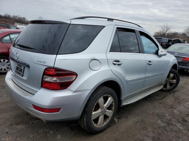 4JGBB8GB2AA545519 - 2010 MERCEDES-BENZ ML 350 4MATIC SILVER photo 3