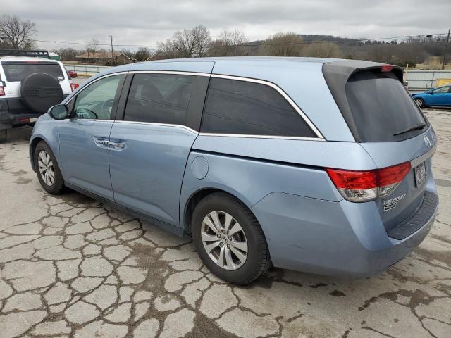 5FNRL5H46EB130702 - 2014 HONDA ODYSSEY EX BLUE photo 2