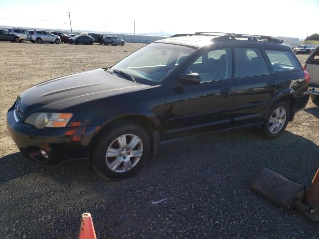 4S4BP62C357350294 - 2005 SUBARU LEGACY OUTBACK 2.5I LIMITED BLACK photo 1