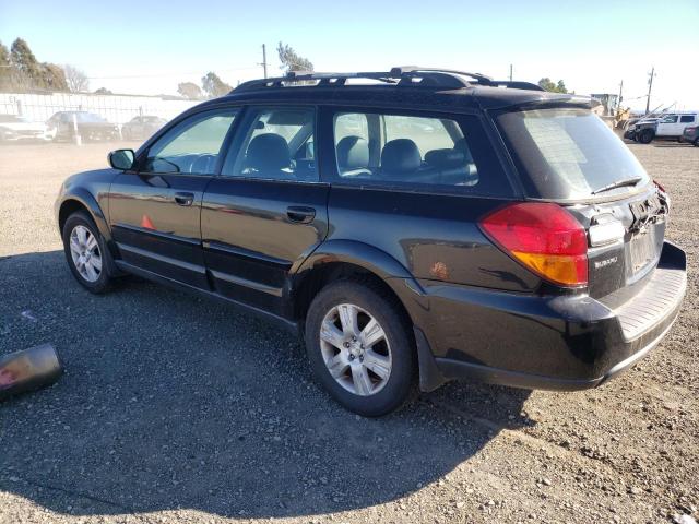 4S4BP62C357350294 - 2005 SUBARU LEGACY OUTBACK 2.5I LIMITED BLACK photo 2