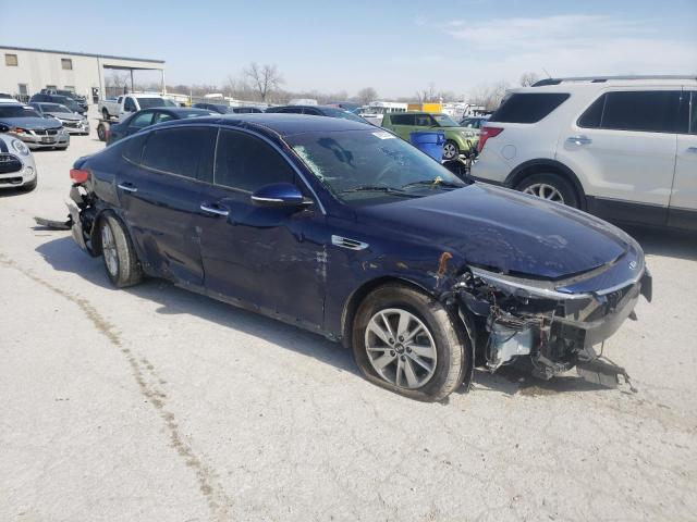 5XXGT4L31JG226180 - 2018 KIA OPTIMA LX BLUE photo 4