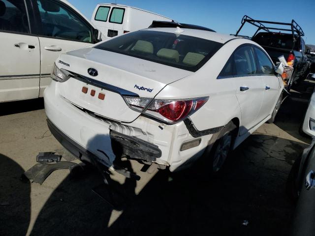 KMHEC4A40FA135676 - 2015 HYUNDAI SONATA HYBRID WHITE photo 3