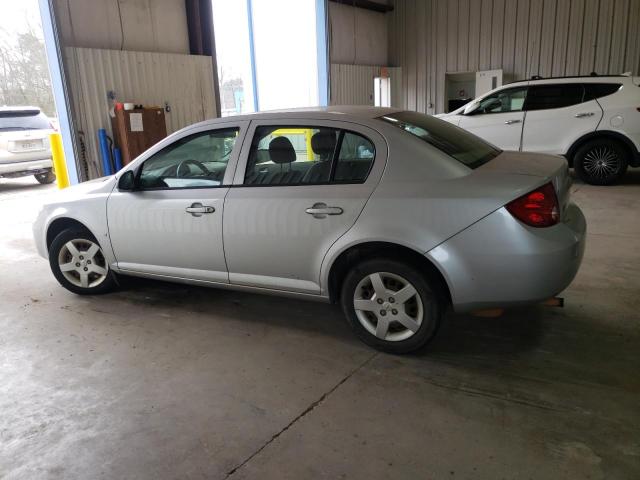 1G1AK55F777111535 - 2007 CHEVROLET COBALT LS SILVER photo 2