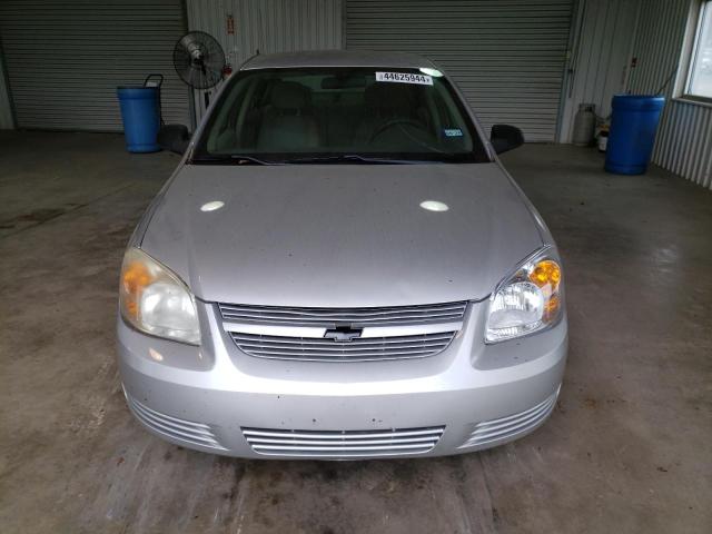 1G1AK55F777111535 - 2007 CHEVROLET COBALT LS SILVER photo 5