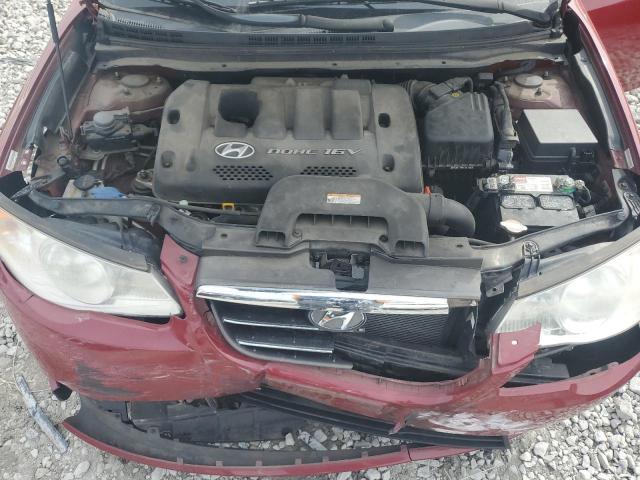 KMHDU46DX7U234149 - 2007 HYUNDAI ELANTRA GLS RED photo 11