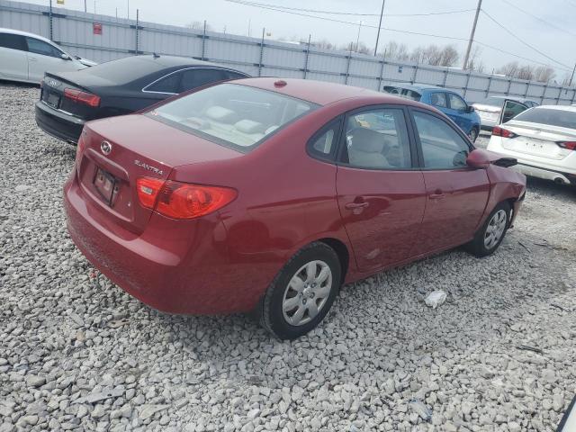 KMHDU46DX7U234149 - 2007 HYUNDAI ELANTRA GLS RED photo 3