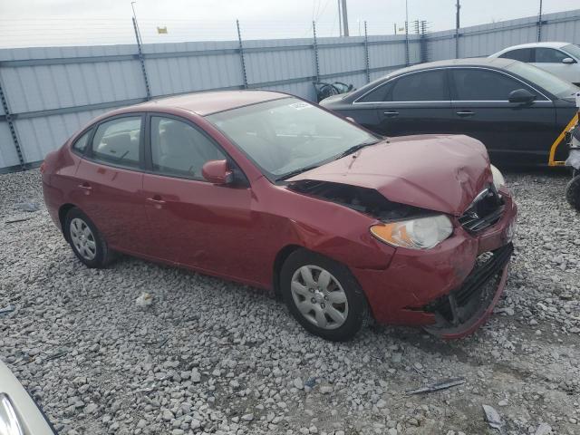 KMHDU46DX7U234149 - 2007 HYUNDAI ELANTRA GLS RED photo 4