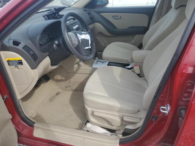 KMHDU46DX7U234149 - 2007 HYUNDAI ELANTRA GLS RED photo 7