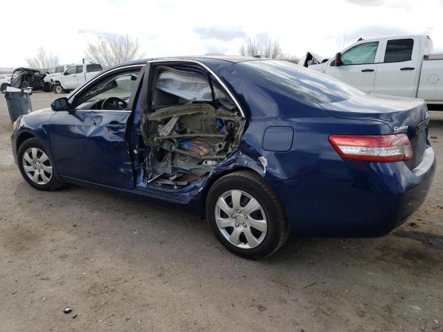 4T1BF3EK3BU762233 - 2011 TOYOTA CAMRY BASE BLUE photo 2