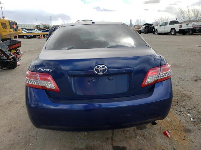 4T1BF3EK3BU762233 - 2011 TOYOTA CAMRY BASE BLUE photo 6