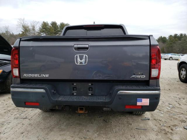 5FPYK3F73JB017517 - 2018 HONDA RIDGELINE RTL GRAY photo 6