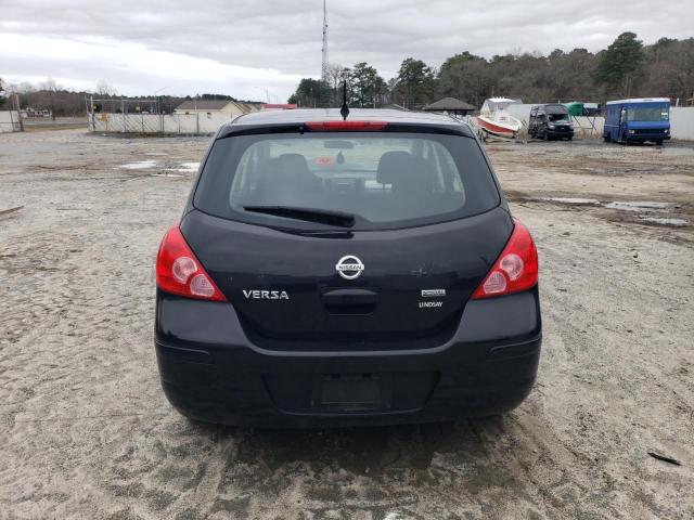 3N1BC1CP5CK296728 - 2012 NISSAN VERSA S BLACK photo 6