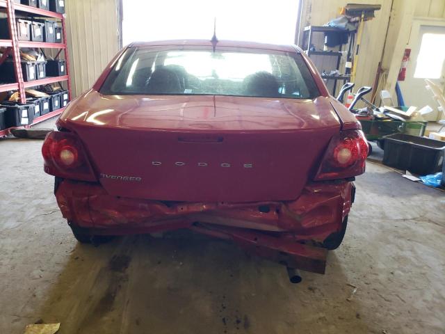 1B3BD1FBXBN573118 - 2011 DODGE AVENGER MAINSTREET RED photo 6