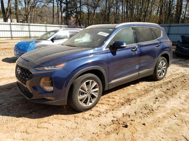 5NMS53AD3LH273984 - 2020 HYUNDAI SANTA FE LIMITED BLUE photo 1