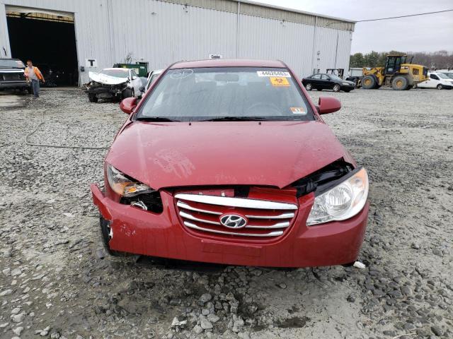 KMHDU4AD8AU835932 - 2010 HYUNDAI ELANTRA BLUE MAROON photo 5