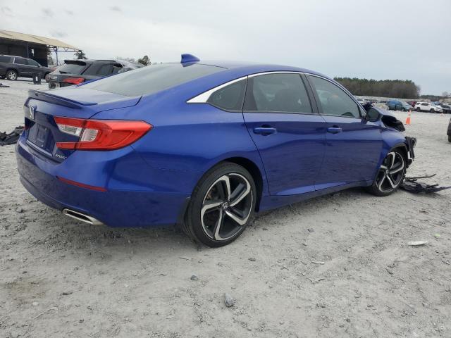 1HGCV1F37LA123848 - 2020 HONDA ACCORD SPORT BLUE photo 3