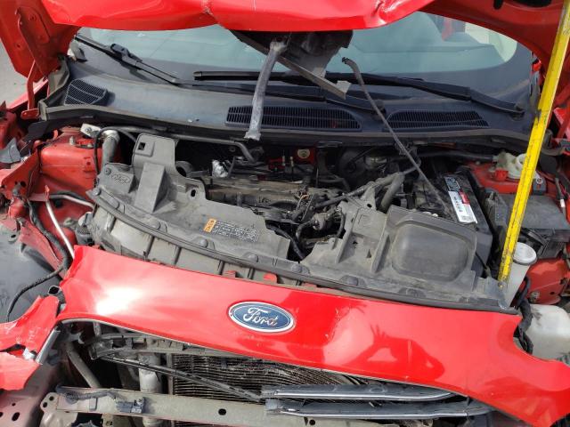 3FADP4BJ0EM163607 - 2014 FORD FIESTA SE RED photo 11