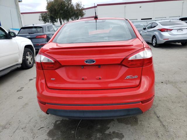 3FADP4BJ0EM163607 - 2014 FORD FIESTA SE RED photo 6