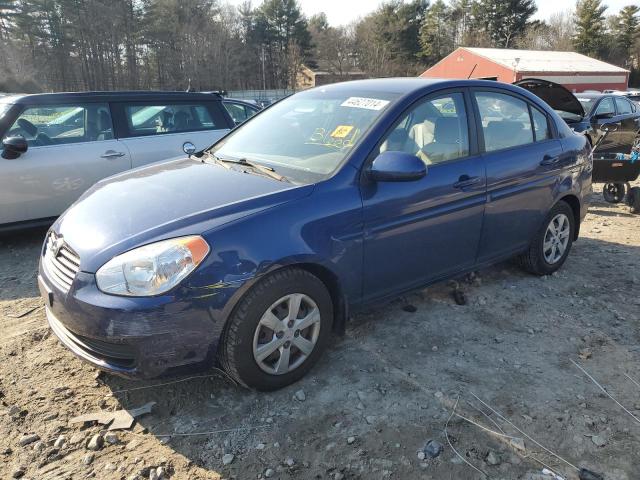 KMHCN46C39U294647 - 2009 HYUNDAI ACCENT GLS BLUE photo 1