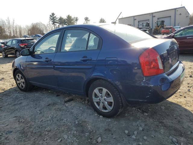 KMHCN46C39U294647 - 2009 HYUNDAI ACCENT GLS BLUE photo 2