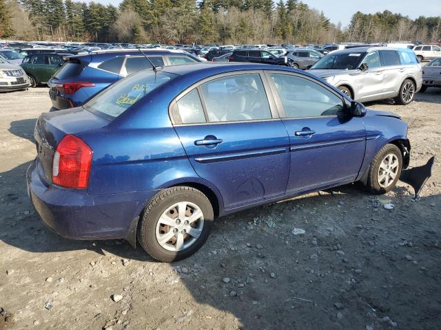 KMHCN46C39U294647 - 2009 HYUNDAI ACCENT GLS BLUE photo 3