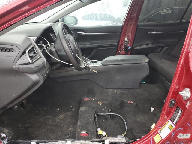 4T1C11AK2NU054430 - 2022 TOYOTA CAMRY LE RED photo 7