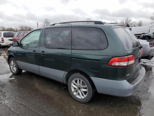 4T3ZF13C73U514316 - 2003 TOYOTA SIENNA LE GREEN photo 2