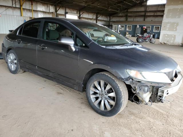 19XFA1F88AE000640 - 2010 HONDA CIVIC EX GRAY photo 4