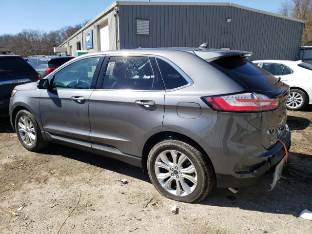 2FMPK4K91NBA37491 - 2022 FORD EDGE TITANIUM GRAY photo 2