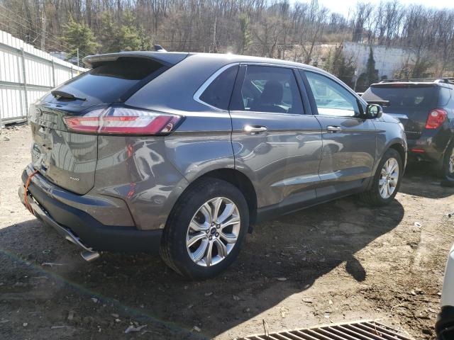 2FMPK4K91NBA37491 - 2022 FORD EDGE TITANIUM GRAY photo 3