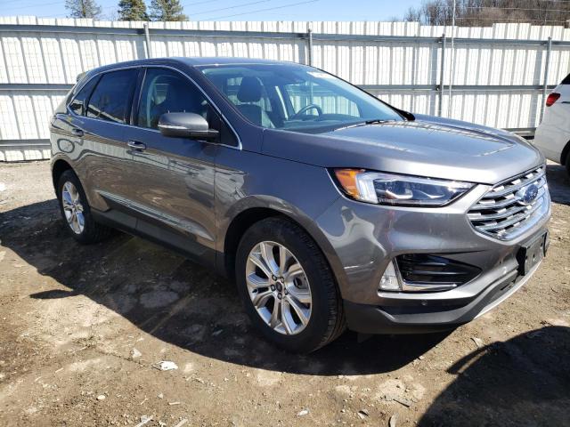 2FMPK4K91NBA37491 - 2022 FORD EDGE TITANIUM GRAY photo 4