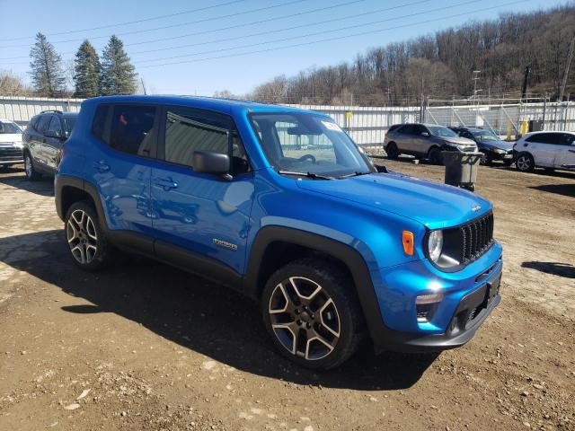 ZACNJBAB5LPL85338 - 2020 JEEP RENEGADE SPORT Կապույտ լուսանկար 4