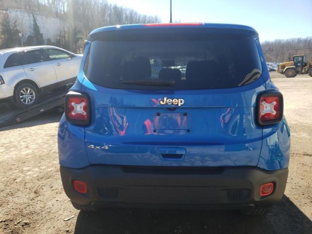 ZACNJBAB5LPL85338 - 2020 JEEP RENEGADE SPORT Կապույտ լուսանկար 6