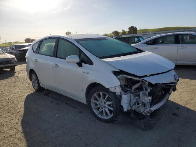 JTDZN3EU4E3297222 - 2014 TOYOTA PRIUS V WHITE photo 4