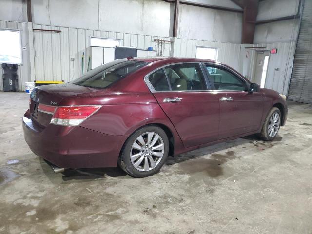 1HGCP3F87CA024853 - 2012 HONDA ACCORD EXL BURGUNDY photo 3