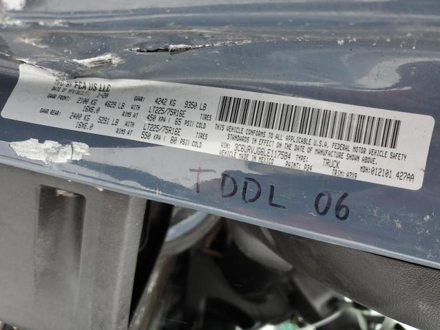 3C6URVJG6LE117584 - 2020 RAM PROMASTER 3500 HIGH ლურჯი ფოტო 13