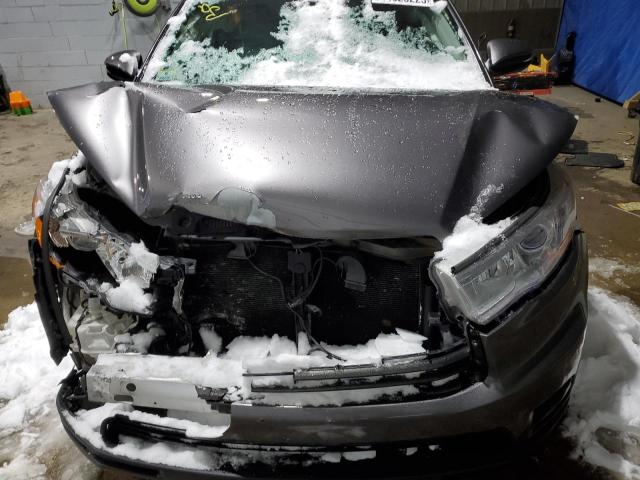 5TDJKRFH5GS273202 - 2016 TOYOTA HIGHLANDER XLE GRAY photo 12