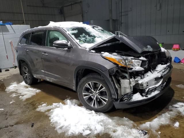 5TDJKRFH5GS273202 - 2016 TOYOTA HIGHLANDER XLE GRAY photo 4